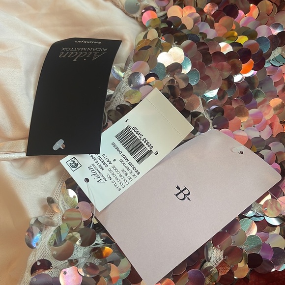 BHLDN × Aidan Mattox Starla Sequin Midi Dress - Picture 8 of 8